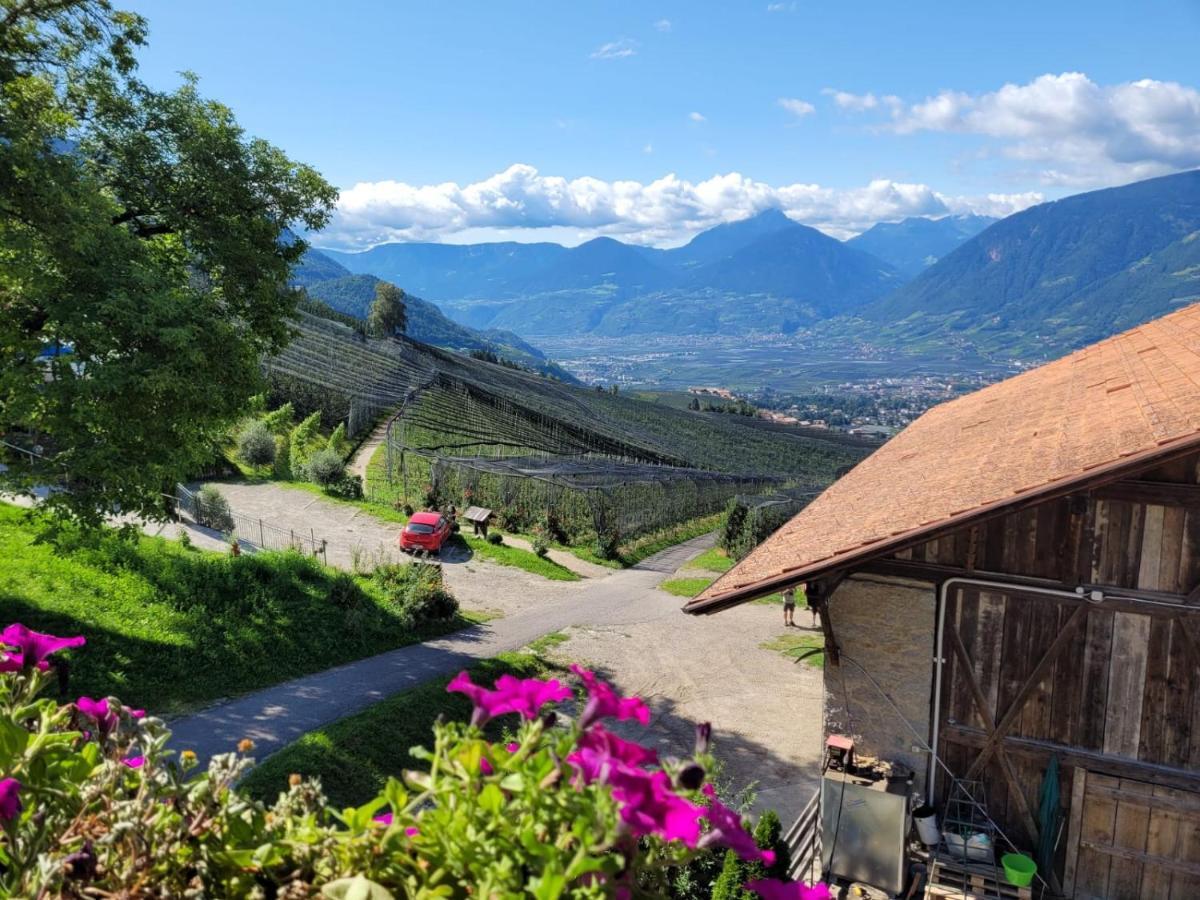 Ferienwohnung Brunjaunhof Schenna Bagian luar foto