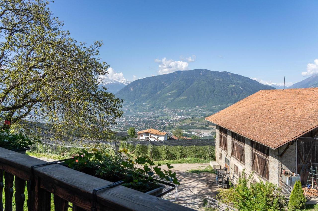 Ferienwohnung Brunjaunhof Schenna Bagian luar foto